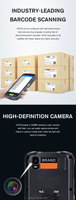 CE 1D 2D ماسح الباركود PDA NFC RFID أندرويد القارئ المحمول مع GPS GPRS