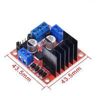 Module de carte de commande de moteur L298N, moteur pas à pas CC, accessoires pour voiture intelligente, robot, 298