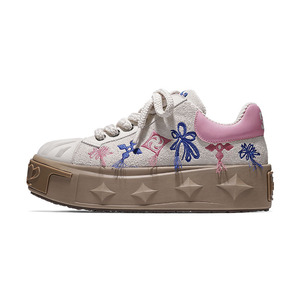 Zapatillas Deportivas Clásicas con Suela Gruesa, Bordadas, Transpirables, de Moda Casual, para Caminar, Estilo Urbano - Product Image 3