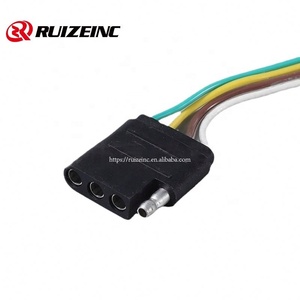 Usine Pvc isolé cordon quatre couleurs connexion d'alimentation câble d'extension en gros - Product Image 5