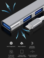 USB C HUB 3.0 2.0 Type C 3.1 Multi 4 Port Splitter Usb c Hub 4 Port pour Macbook Pro Air Pc Ordinateur Portable Ordinateurs Portables