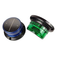 NEU Gute Qualität Solar Warnleuchte LED Strobe Solar Beacon Not blitz lampe Multi-Flash-Funktionen mit Magnet Base PC-Objektiv