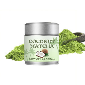 OEM özelleştirmek özel etiket organik USDA ab tören sınıf YEŞİL ÇAY ince yeşil çay tozu 30g 3A-6A aromalı hindistan cevizi <span class=keywords><strong>Matcha</strong></span> - Product Image 5