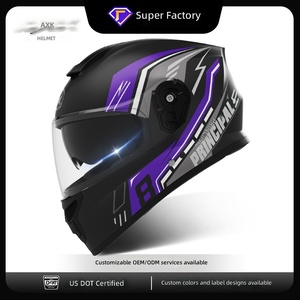 Cascos de Motocicleta <span class=keywords><strong>con</strong></span> Intercomunicador <span class=keywords><strong>Bluetooth</strong></span>, Impermeables, Integrales, Homologados por DOT y ECE para Calle, Deporte y Turismo - Product Image 1