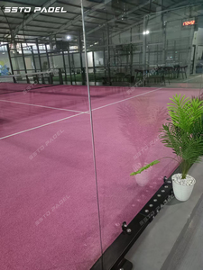 Pistas de Pádel Interiores Profesionales Directamente de Fábrica con Césped Artificial, Pista de Pádel Panorámica al Aire Libre para Gimnasio - Product Image 4