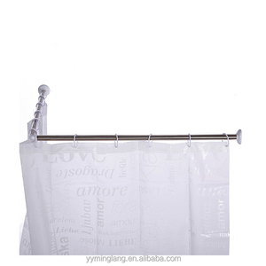 Tringle à <span class=keywords><strong>rideau</strong></span> de <span class=keywords><strong>douche</strong></span> moderne télescopique en forme de L Adhésif en forme <span class=keywords><strong>d</strong></span>'arc Coin universel à <span class=keywords><strong>angle</strong></span> droit Cloison de salle de bain <span class=keywords><strong>Douche</strong></span> élégante - Product Image 5