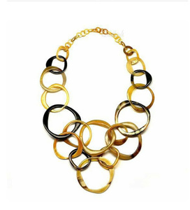 Fashionable Buffalo Horn Necklace with Customized Design Features Full Handmade Organic Buffalo Horn from Vietnam - Product Image 4