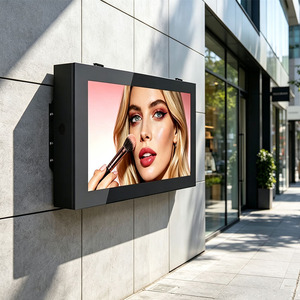 Affichage numérique LCD mural étanche IP65, haute luminosité 3000 nits, 4K, 55, 65, 75 pouces, affichage numérique extérieur mural - Product Image 1