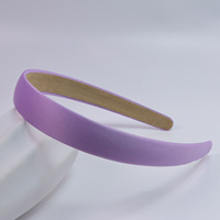 Bandeau en satin brillant de 2 cm pour femmes, couleur unie, simple, serre-tête, finition brillante classique, plusieurs couleurs