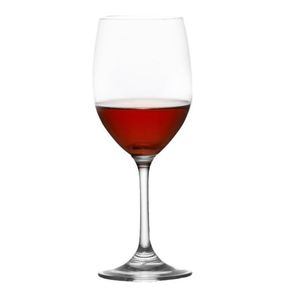 Coupe à vin rouge en plastique acrylique AS PC transparente, résistante aux chutes, avec logo personnalisable, 360 ml, pour mariage et fête - Product Image 1