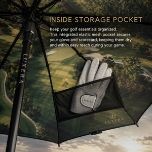Double Layer <b>Windproof</b> Golf <b>Umbrella</b> 190T Pongee Fabric Auto Open Large Canopy Heavy Duty Rain <b>Umbrella</b> for Outdoor Travel - Product Image 6