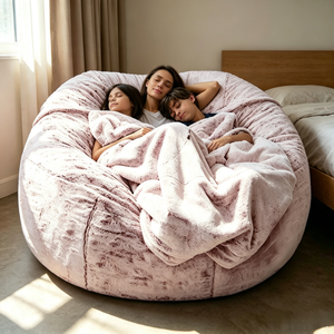 Canapé-lit <span class=keywords><strong>Letao</strong></span> Tao inclinable et pivotant, surdimensionné, en peluche, confortable, 3-en-1, enveloppant, pour salon, hôtel et villa - Product Image 3