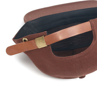 Écusson tissé personnalisé pour casquette de baseball à visière plate 5 panneaux avec boucle en cuir et logo brodé