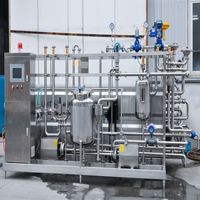 Machine de pasteurisation du lait 5000L/H, machine de stérilisation instantanée des boissons à très haute température UHT tubulaire