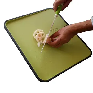 Tagliere colorato della paglia di grano del commestibile caldo della cina con la maniglia