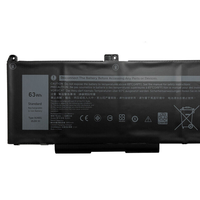 Batterie pour ordinateur portable RJ40G pour Dell Latitude 5420 5520/Precision 3560, stock en vrac, batterie pour ordinateur portable RJ40G, 15.2V 64WH