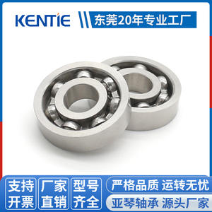 ผู้ผลิตจัดหาตลับลูกปืนเม็ดกลมร่องลึกแบบเปิดชนิด S607 ที่ไม่ได้มาตรฐาน ขนาด 7*19*5 มม. ทำจากสแตนเลส - Product Image 5