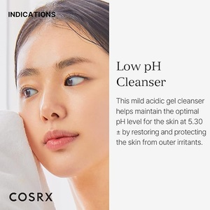 COSRX Good Morning Gel Cleanser 150ml Detergente Quotidiano in Schiuma a Basso pH Formula Delicata - Product Image 2