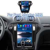 Ford Mondeo MK4 12,8 pouces, autoradio stéréo sans fil DSP, CarPlay/Android Auto, USB, WiFi, GPS intégré, radio, lecteur MP3/MP4, caméra de recul, DVR, RAM