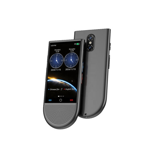 AI Smart Voice Real-Time Translator Device 4G Android Online/Offline Photo Interpreter 148 Languages Touch Screen Tour WiFi