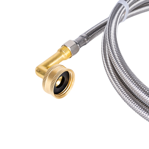 Premium 304 SS trenzado CUPC NSF KTW certificado duradero no tóxico <span class=keywords><strong>manguera</strong></span> de lavavajillas de grado alimenticio para uso en <span class=keywords><strong>cocina</strong></span> de alta gama - Product Image 2