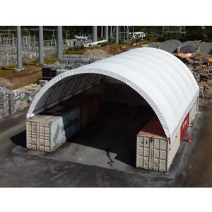 Tente/Abri/Entrepôt en Acier Q235 Haute Résistance et PVC pour Stockage et Logistique Intensifs - Product Image 4