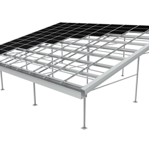 BIPV Mount Steel Carport Sistema impermeable con marco de metal inoxidable de montaje en el suelo Toldo de garaje - Product Image 5