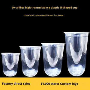 Hot Selling Fast Service 12oz <strong>Bulk</strong> <strong>Plastic</strong> <strong>Cups</strong> with Slot Lid Multi-Color Printed 16 Oz <strong>Cups</strong> for Iced Coffee Cold Beverages <strong>2025</strong> - Product Image 6