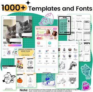 미니 휴대용 즉석 사진 프린터용 온도계, 휴대폰 호환 IOS/안드로이드, 저널/DIY/학습용, 크리스마스 어린이 선물 - Product Image 6