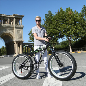 Bicicleta <span class=keywords><strong>de</strong></span> montaña con suspensión completa <span class=keywords><strong>de</strong></span> neumáticos gruesos 4,0 <span class=keywords><strong>de</strong></span> 26 pulgadas superventas para adultos, palanca <span class=keywords><strong>de</strong></span> cambios <span class=keywords><strong>de</strong></span> aleación, bicicleta híbrida <span class=keywords><strong>de</strong></span> 21 velocidades, la mejor clasificada - Product Image 4