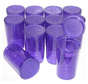 Pop Top Plastic Bottles Squeeze Pop Top Vials POP TOP PET Plastic Tube with Child Resist Lid