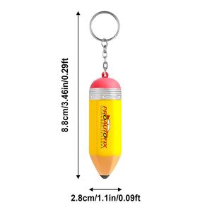 Juguete Antiestrés Personalizado con Forma de Lápiz y Llavero, Colgante de Llavero con Forma de Bombilla, Regalos Promocionales, Juguete de Espuma de PU para Aliviar la Ansiedad - Product Image 5
