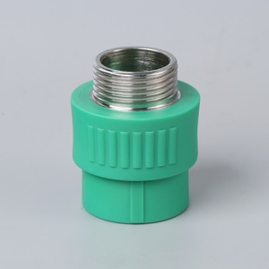 RHTUBE Usine chinoise Raccord de tuyauterie PPR, coupleur, adaptateur en laiton et <span class=keywords><strong>acier</strong></span>, fileté femelle/mâle, 1/2'', 3/4'', 1'', 20/<span class=keywords><strong>25</strong></span>/32mm - Product Image 1