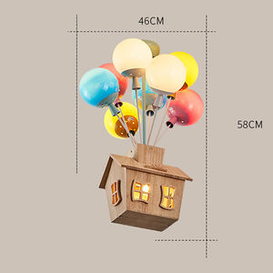 Nuovo Design lampadario camera da letto lampadario a Led lampada a sospensione cristallo perline di legno lampadario moderno in legno - Product Image 6