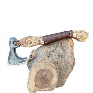 Hache en acier Damas de qualité supérieure, design dernier cri, en vente à bas prix. - Product Image 2