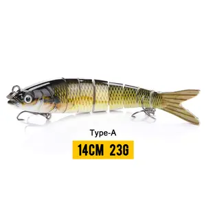 Custom Réaliste Wobbler Top Water Trolling Lure Fish Artificial Swim Bait Trout Bass Fishing Lures