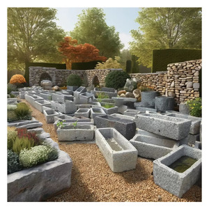 Abreuvoir rectangulaire <span class=keywords><strong>en</strong></span> <span class=keywords><strong>pierre</strong></span> de décoration de jardin <span class=keywords><strong>en</strong></span> granit - Product Image 1