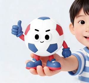 ไฟกลางคืนรูปลูกฟุตบอล LED ควบคุมการสัมผัส ปรับความสว่างได้ สีสันสดใส แสงวอร์มไวท์ ใช้แบตเตอรี่ เหมาะสำหรับห้องนอนเด็ก - Product Image 4