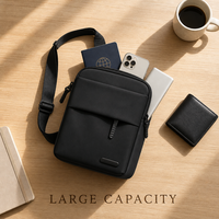 Sac à main pour homme, sac bandoulière pour homme, sac messager pour le travail et les affaires