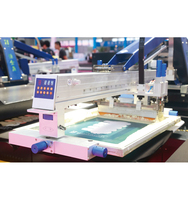 Impresoras de pantalla circular ovaladas manuales y digitales multicolor personalizadas, impresora de impresión de camisetas, máquina de prensa, accesorios para equipos