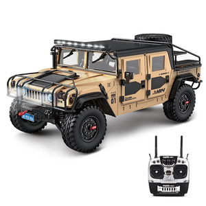 Hg P415a Pro Nâng Cấp Âm Thanh Ánh Sáng 1:10 2.4G 4WD Kim Loại Hum H1 Bọc Thép <span class=keywords><strong>RC</strong></span> Xe Bán Tải Sở Thích Xe Đài Phát Thanh Điều Khiển 4X4 Đá Crawler - Product Image 1