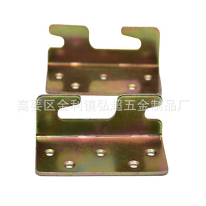 Support d'angle de lit en fer zingué, 28x47x92mm, connecteur de quincaillerie de meubles durable pour usage domestique - Product Image 3