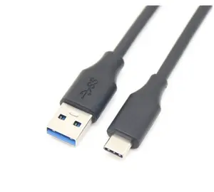 PD65W USB 타입 C USB 3.0 케이블 블랙 Pvc 사용자 정의 표준 케이블 3a 고속 충전 모바일 USB 케이블 재고 노