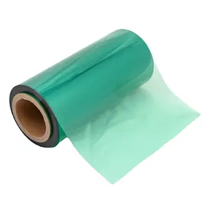 High-Temperature Resistant PET Green Adhesive Tape Soft PE Electroplated Polyester Composite Die-Cut Silicone Oil Film