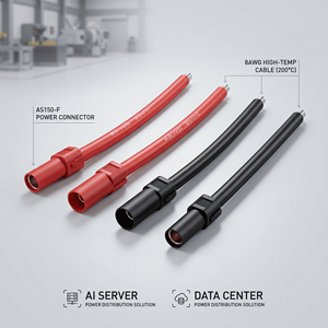 Enerji Depolama Yapay Zeka Sunucu Uygulamaları için AS150-F Konnektörlü Özel 8AWG Silikon Kablo Demeti - Product Image 1