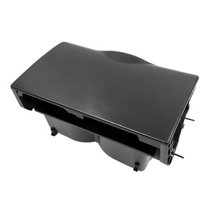 Toyota Camry Center <b>Console</b> Cup Holder Storage Box 2006-2013 <b>Black</b> Plastic Organizer With Lid - Product Image 3