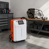 Nettoyeur laser haute performance 1000W avec roue triangulaire pour l'élimination de la rouille, de la peinture et des taches de moisissure en extérieur, conception à refroidissement par air