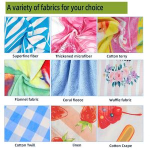 Soft Cotton Digital Print <b>Kitchen</b> Towels Absorbent Washable Dish Cloths for Daily Household Use - Product Image 3