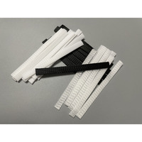 3 couleurs 12cm Pinceaux de maquillage Filet 100 pcs/sac Couverture Mesh Sheath Protectors Guards Protective Cover Sheath Net