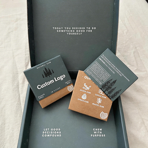 Gommes à mâcher reminéralisantes à la menthe, sans sucre, à base d'xylitol et d'hydroxyapatite, favorisent une haleine fraîche et la santé bucco-dentaire - Product Image 1